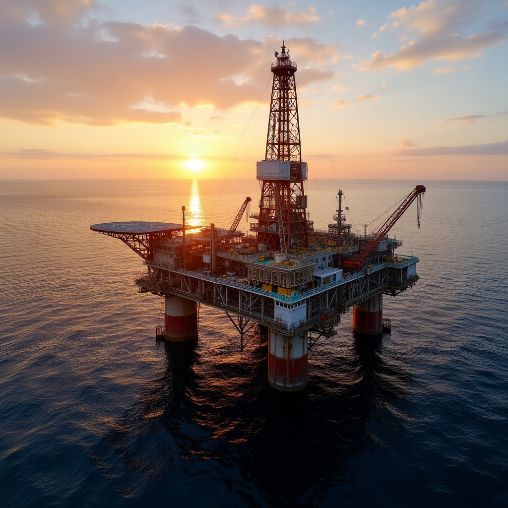 Plataforma de perforación petrolera